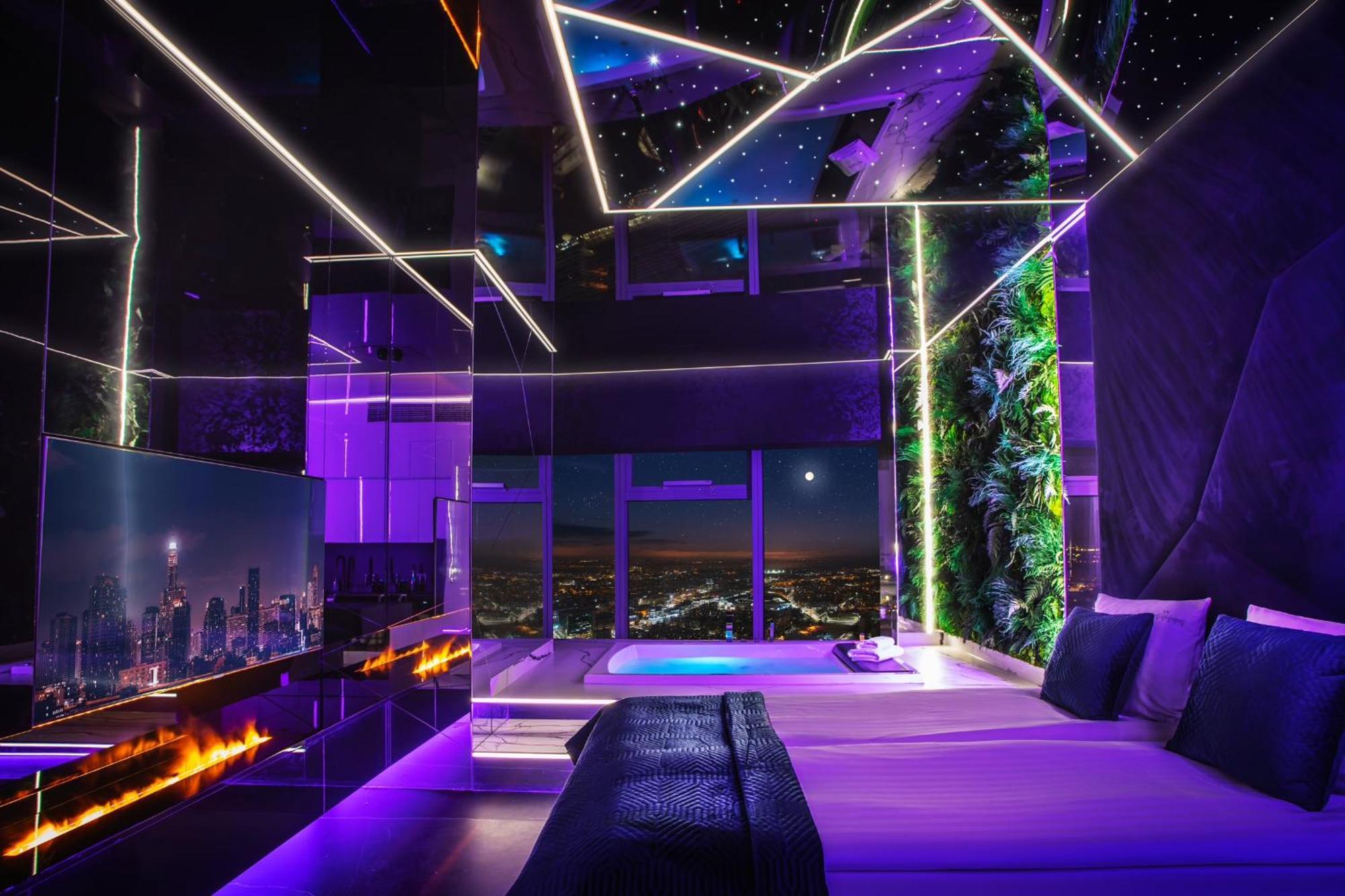 Apartamenty Sky Tower Z Jakuzzi Przy Oknie Βρότσλαβ Εξωτερικό φωτογραφία